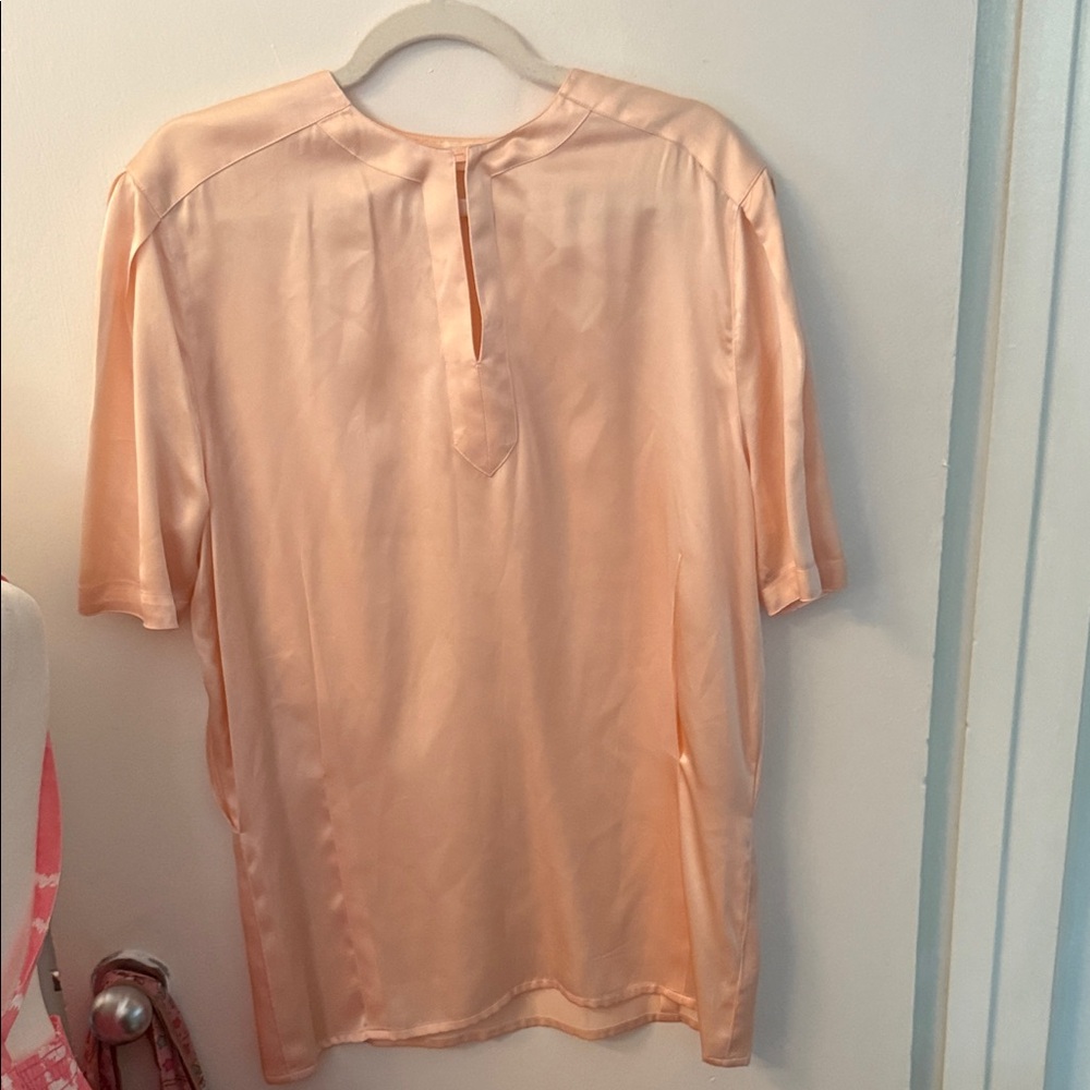 Escada | Pink 100% Silk Blouse